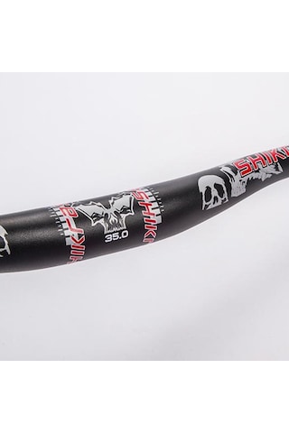 Suntek Alüminyum Yokuş Aşağı Dağ Bisikleti Gidon Siyah-780mm Siyah