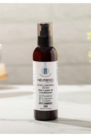 Neutrevo Professional No:1 Hyaluronic Acid Serisi Nem Ve Dolgunluk Veren Durulanmayan Saç Bakım Kremi 200 Ml
