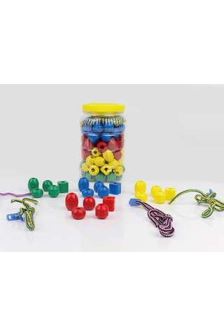 Plastik İpe Boncuk Dizme