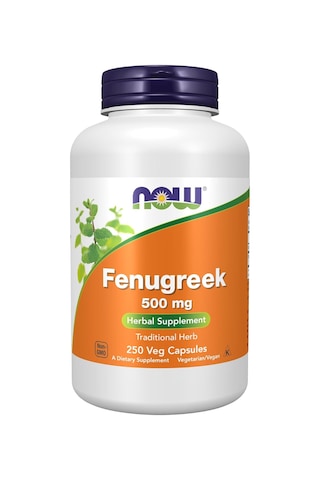 Now Organic Fenugreek Çemen Tozu Ekstrat 500 Mg 250 Veg Capsules