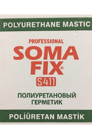 12 Adet 280 Ml Gri Somafix Poliüretan Mastik Dış Cephe Pu Koli Gri
