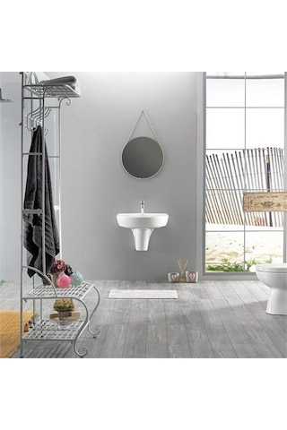 Turkuaz Seramik Bella Banyo Lavabo 40 x 50 CM