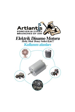 Dinamo Motoru 6 V 5 Adet Elektrik Üreten Motor Eğitici Hobi Okul Deney Elektrik Motoru Deneyler İçin