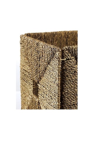 Ikea Knıpsa El Örgüsü Hasır Saklama Sepeti 32 X 33 X 32 Cm Kahverengi