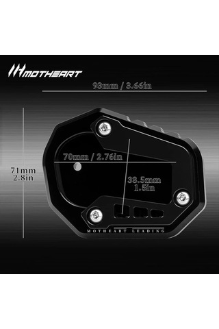 Xuweiwei Red Motorcycle Stand Genişletme Tabanı Bmw F900r F900xr İçin Dayanıklı Alüminyum Alaşım