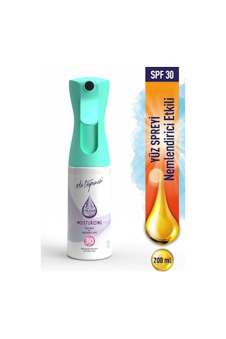 Eda Taşpınar Nemlendirici Ve Aydınlatıcı Etkili Yüz Spreyi SPF30 200 ML