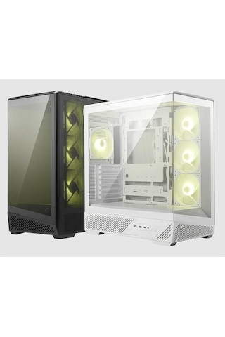 Msı Mag Pano 130r Pz Temperli Cam 3x120mm Reverse Argb 1x120mm Argb Fan Atx Panoramik Gaming Bilgisa