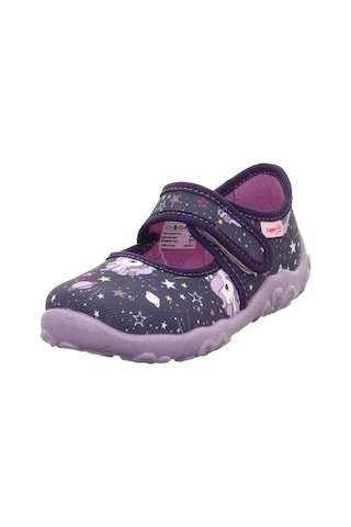 Superfit Bonny Kız Çocuk Ev Kreş Ayakkabısı Unicorn Desenli - Lacivert Mor 800283-8570 Lacivert - Mor