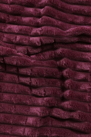 Merinos Modern Line 3 Parça Battaniye Seti - Cherry Mürdüm