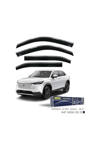 Honda Hrv 2022 2023 Niken Kromlu Cam Rüzgarlığı 4'lü