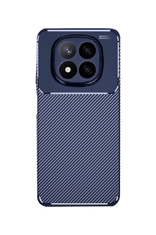 En-cag Redmi Note 14 Pro 5g Uyumlu Kılıf Auto Focus Karbon Kapak - Lacivert Bss