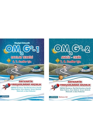 Altın Nokta Yayınları Omage 6.7.8. Sınıf Matematik Yarışmalarına Hazırlık Seti 2 Kitap