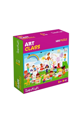 Doerkids Sanat Sınıfı Mini Puzzle 40 Parça