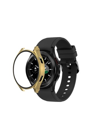 Watch 5 Pro 45mm Wall Camlı Kasa Ekran Koruyucu - Gold Aklby-bsva58