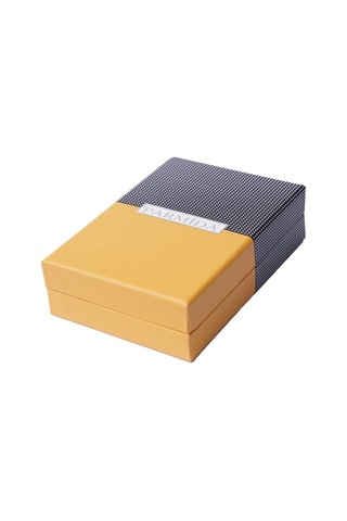 Sarı-siyah Yuvarlak Köşeli Puro Makası Kesici