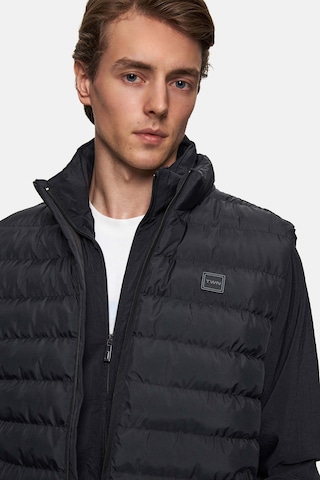 Twn Slim Fit Siyah Düz Yelek Mont 3ecy70501503m Siyah
