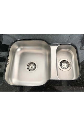 Ekosan 44 x 62 1.5 Göz. Tezgah Altı. Paslanmaz Eviye