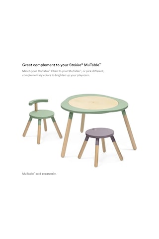 Stokke Mutable Chair White Ayarlanabilir Yükseklikli Hafif Ve Güvenli Çocuk Sandalyesi Aksesuarlar Beyaz