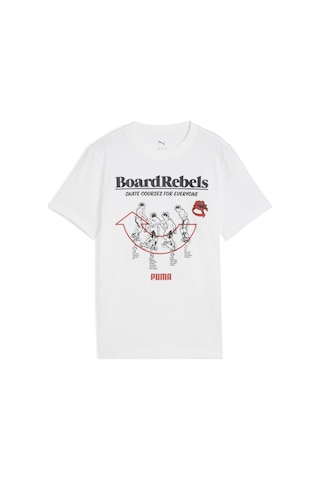 Puma 68514402 Mid90s Graphic Tee I Çocuk Spor Tişört Beyaz