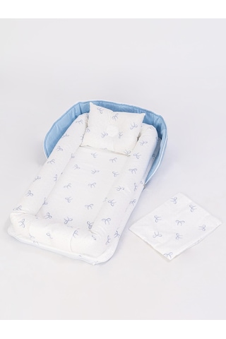 Tiffany Taşınabilir Çantalı Babynest - Mavi