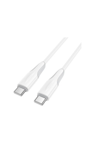 Borofone Bx119 Yeni 60w Usb-c / Tip-c Usb-c / Tip-c Hızlı Şarj Veri Kablosu, Uzunluk: 1m Beyaz