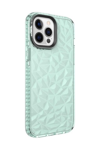 Apple Uyumlu iPhone 13 Pro Kılıf Zore Buzz Kapak Yeşil