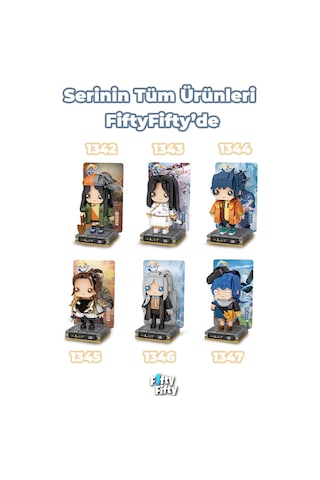 Loz Micro Anime Serisi 1347 Modeli 302 Parça Dekoratif Oyuncak Yapım Seti Yapı Blok Fflz-1347