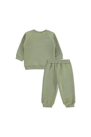 Civil Baby Araba Etiketli 6-18 Ay Takım - Haki