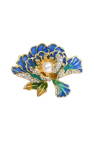 Mufunye Кленовый Лист Бижутерный Брошь С Искусственным Жемчугом - Авангардный Дизайн Для Всех Возрастов Mavi