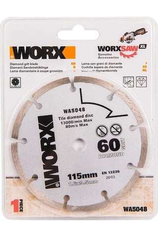 Worx Wa5048 115X9.5Mm Fayans. Seramik. Mermer Kesme Soketli Elmas