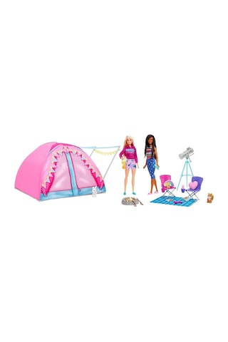 Barbie Hgc18 Malibu Ve Brooklyn Kampta Oyun Seti