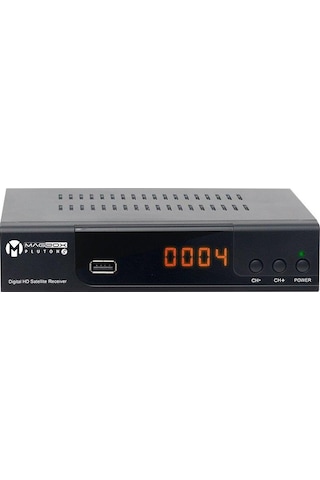 Magbox Pluton S Kasalı Full Hd Scart Uydu Alıcısı Tkgs'li