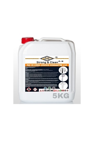 Strong&Clean Kireç Ve Pas Çözücü Ultra Konsantre 1/10 5 KG