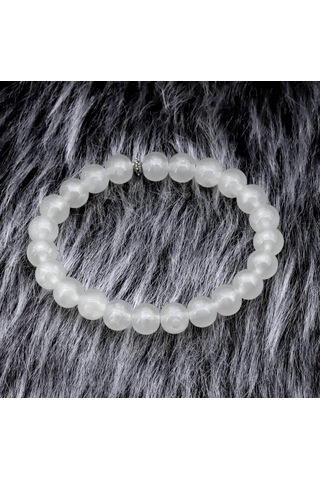 Beyisa Küre Kesim Gece Yanan Işıklı Fosforlu Toz Kehribar Bileklik Kedi Gözü Toptan Beyisa Bileklik