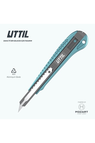 UTTIL Nmuk07-30 Alüminyum Gövde 30 Derece 9 Mm Metal Maket Bıçağı