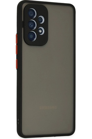 Cosmotex Newface Samsung Galaxy Uyumlu A53 5g Kılıf Montreal Silikon Kapak - Siyah