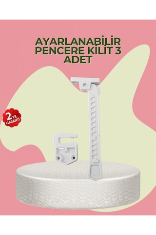 Cam Pencere Açılma Kontrol Kilidi Kolay Montaj 3 Lü Çok Renkli