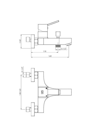 Gpd Tulio MBB135 Banyo Bataryası Krom