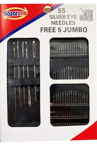 Tedar Jumbo İthal İğne Seti 55 Li Set Najmaddin (No:1) 8.5Cm X 10.5 Cm