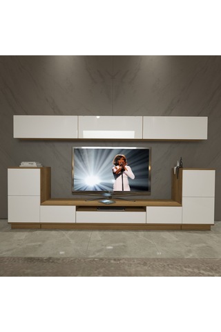 Decoraktiv Trendstyle 9s Mdf Tv Ünitesi Tv Sehpası Pera - Beyaz