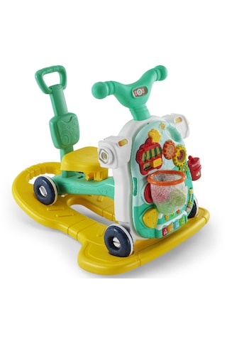 Baby2go 5 İn 1 Multifunction Walker Yeşil - Eğitici Bebek Aktivite Masası Ve İlk Adım Yürüteç