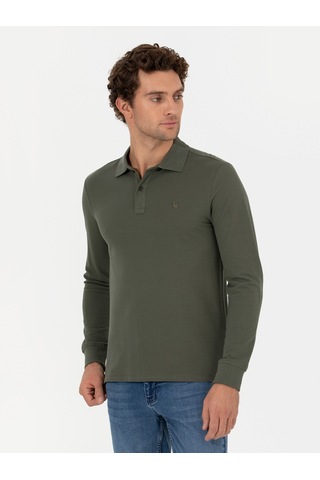 Koyu Yeşil Slim Fit Sweatshirt