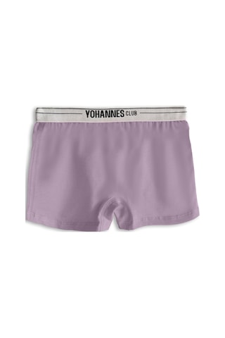 Yohannes Club, Kız Çocuk, Pamuklu Boyshort Boxer , 3'lü Paket, Karışık Renkli Karışık
