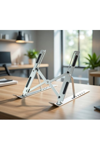 Laptop Standı Katlanır Ayarlanabilir 7 Kademeli Metal