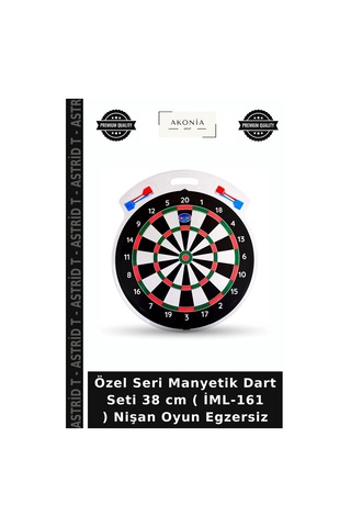 Özel Seri Manyetik Dart Seti 38 Cm İml-161 Nişan Oyun Egzersiz