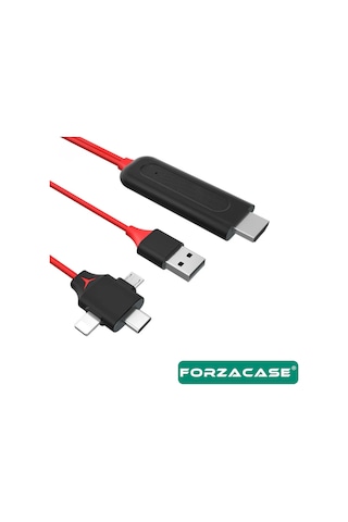 3in1 Görüntü Aktarıcı Kablo Lightning Type-c Micro Usb Fc450