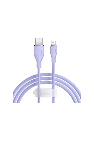 Baseus Ultra Hızlı 1.2mt 2.4a Apple Uyumlu iPhone Şarj Kablosu 11 12 13 14 Pro Max Kablo Akım Ve Isı Korumalı Mor