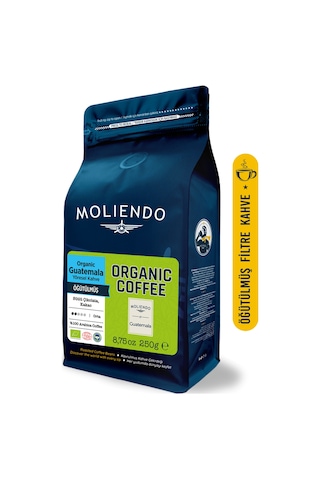 Moliendo Organic Guatemala Shb Yöresel Kahve Öğütülmüş 250 G