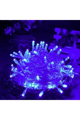 10 Metre Mavi Led Işık Mavi İp Led Işık Kablo Işık 220v Fişli Işık Dekorasyon Işığı Mavi Noel Işığı Gün Işığı