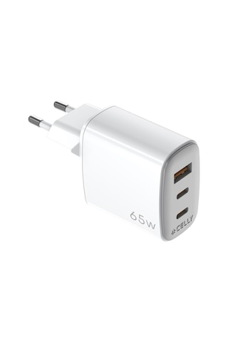 Celly Uptc 65w Gan Duvar Şarjı - Beyaz
